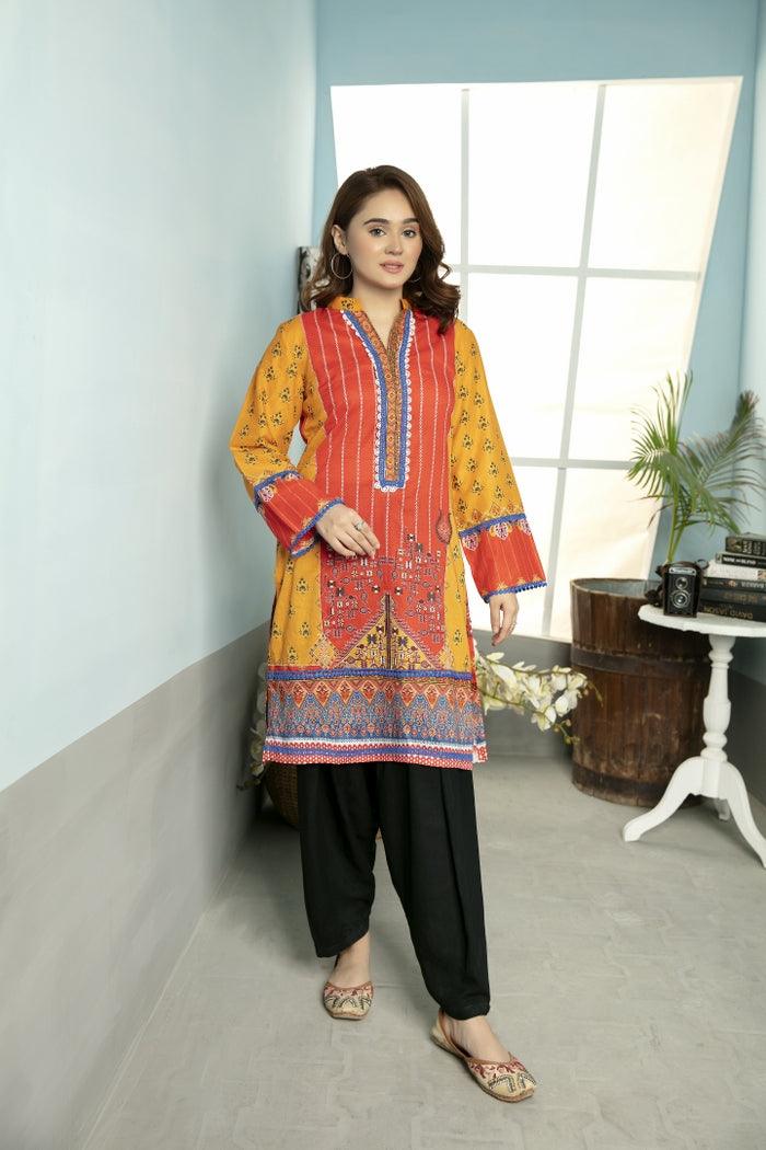 Safwa lawn sale kurti 2019