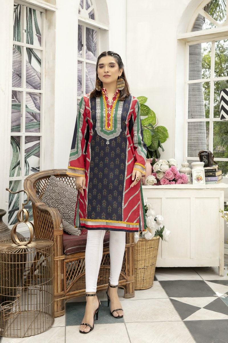 Safwa digital kurti on sale 2018 with price