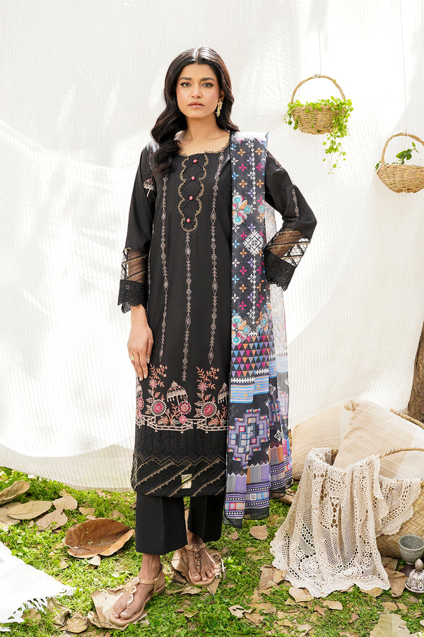 SKY-02-SAFWA SKYE PREMIUM EMBROIDERED LAWN UNSTITCHED COLLECTION VOL-1