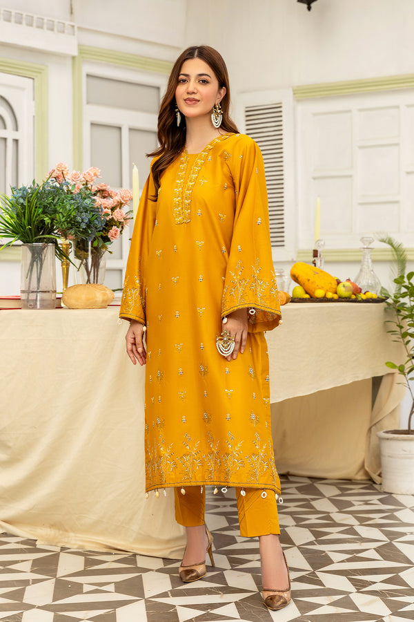 MUC-01-SAFWA MUSKAAN 2 PIECE UNSTITCHED EMBROIDERED LAWN COLLECTION