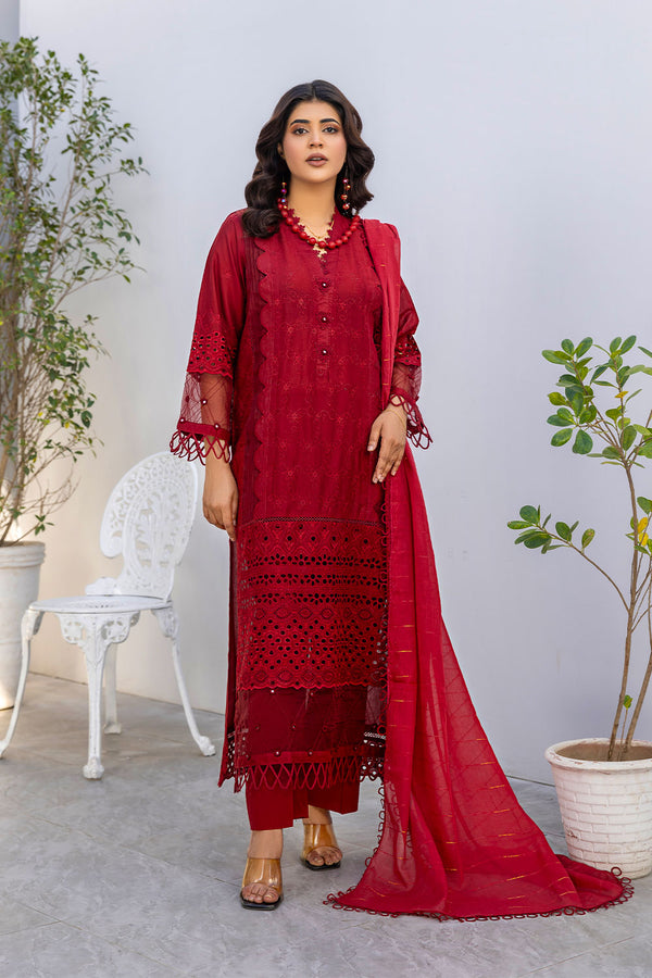 VSC-01-SAFWA VIRTUE PREMIUM EMBROIDERED UNSTITCHED COLLECTION VOL-1
