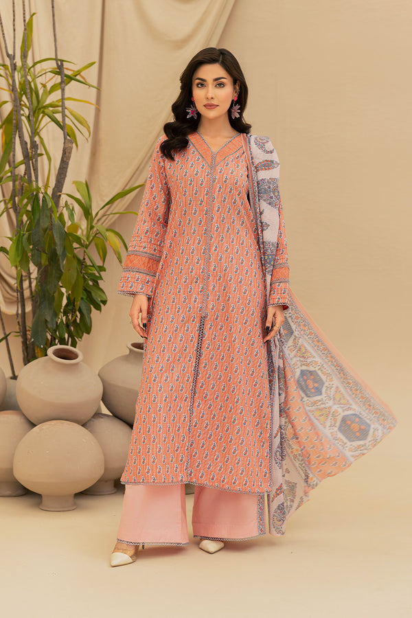 SAF-11-SAFWA SAFRON 3-PIECE FINE DIGITAL PRINTED UNSTITCHED LAWN COLLECTION VOL-02