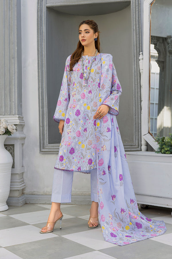 SPH-36-SAFWA PRAHA 3-PIECE FINE DIGITAL PRINTED UNSTITCHED LAWN COLLECTION VOL-04