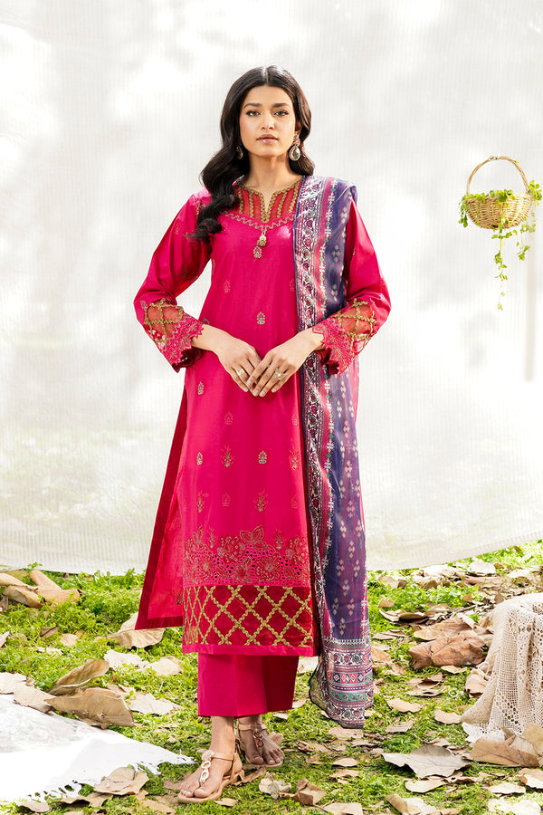 SKY-03-SAFWA SKYE PREMIUM EMBROIDERED LAWN UNSTITCHED COLLECTION VOL-1
