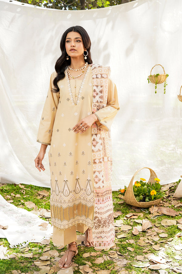 SKY-04-SAFWA SKYE PREMIUM EMBROIDERED LAWN UNSTITCHED COLLECTION VOL-1