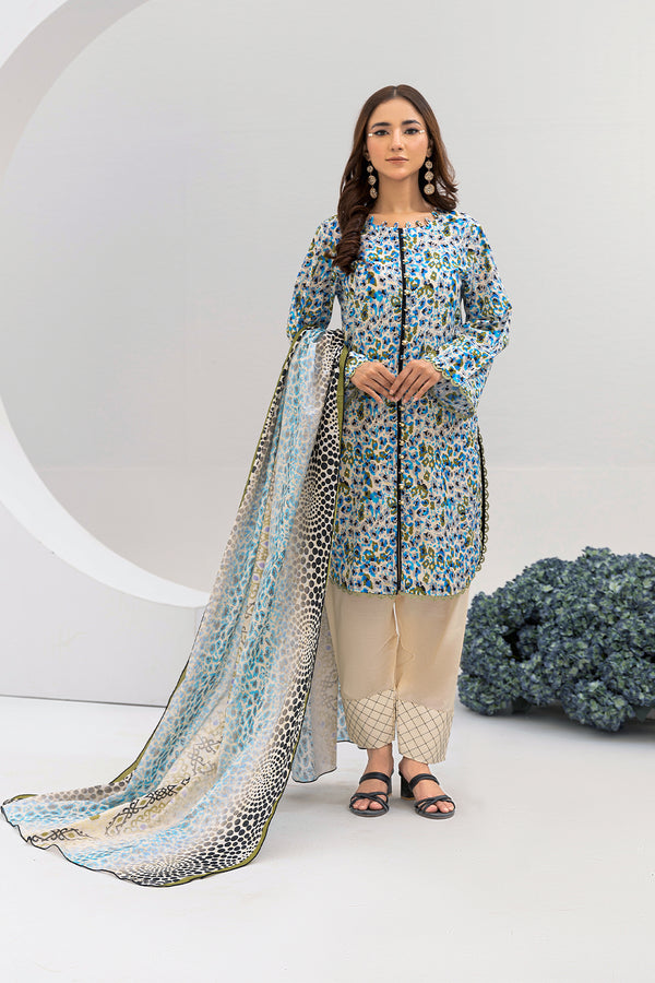 SPH-25-SAFWA PRAHA 3-PIECE FINE DIGITAL PRINTED UNSTITCHED LAWN COLLECTION VOL-03