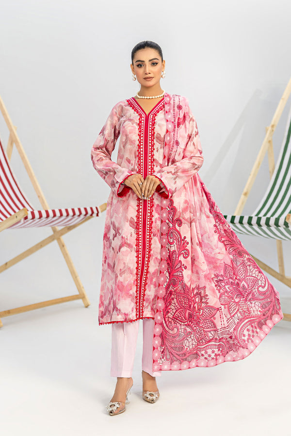 SPH-46-SAFWA PRAHA 3-PIECE FINE DIGITAL PRINTED UNSTITCHED LAWN COLLECTION VOL-05