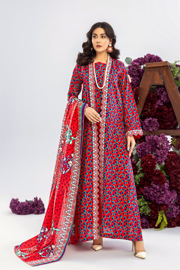 SPH-56-SAFWA PRAHA 3-PIECE FINE DIGITAL PRINTED UNSTITCHED LAWN COLLECTION VOL-06