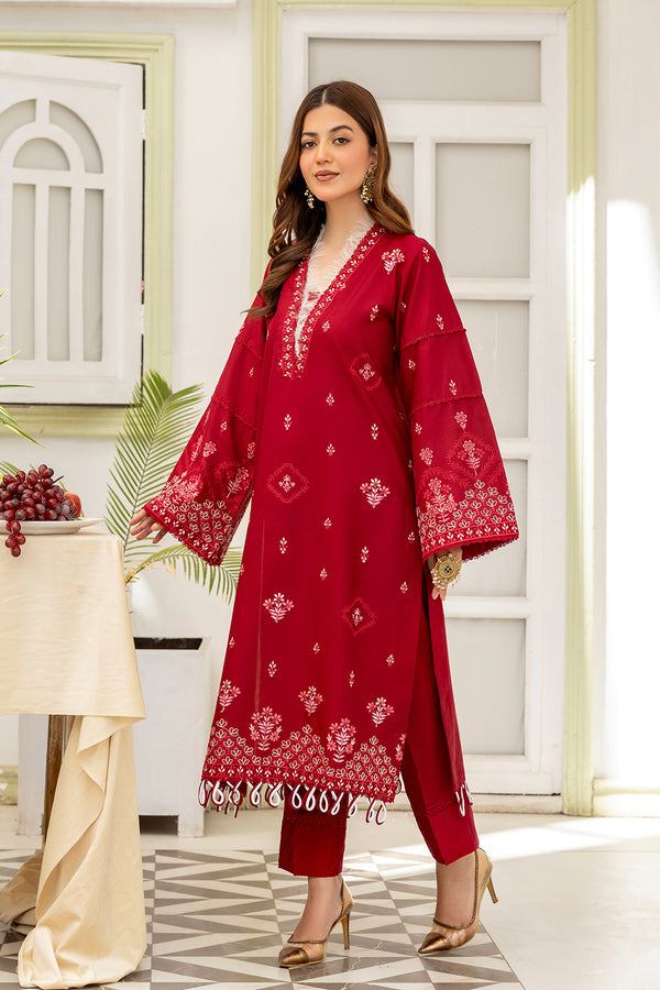 MUC-07-SAFWA MUSKAAN 2 PIECE UNSTITCHED EMBROIDERED LAWN COLLECTION