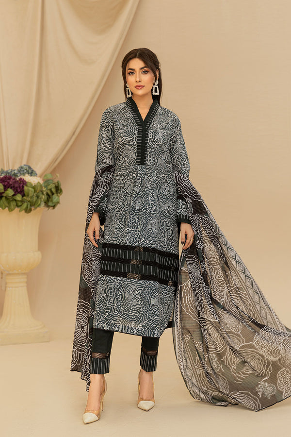 SAF-17-SAFWA SAFRON 3-PIECE FINE DIGITAL PRINTED UNSTITCHED LAWN COLLECTION VOL-02