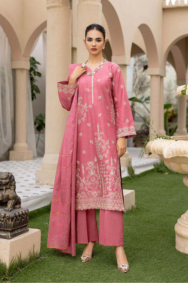 CHS-08-SAFWA CHERIE FINE EMBROIDERED UNSTITCHED LAWN COLLECTION VOL-1