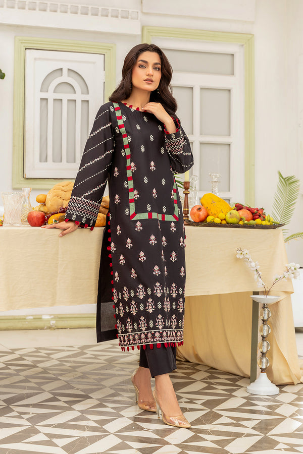 MUC-09-SAFWA MUSKAAN 2 PIECE UNSTITCHED EMBROIDERED LAWN COLLECTION