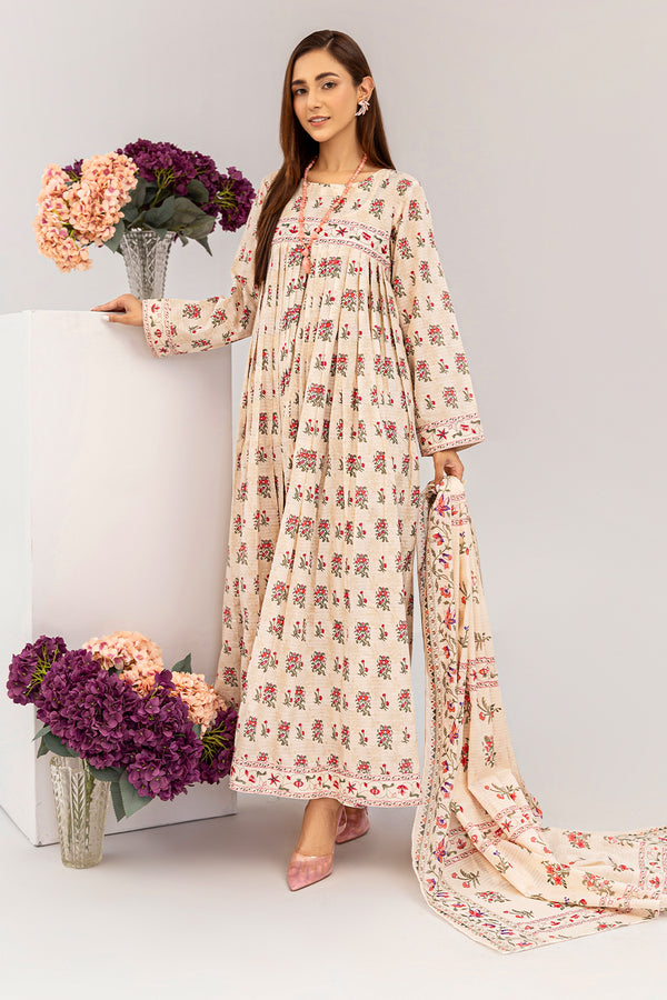 RSV-58-RASBERRY DORIA 3-PIECE PRINTED UNSTITCHED LAWN COLLECTION VOL-05