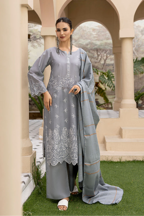 CHS-10-SAFWA CHERIE FINE EMBROIDERED UNSTITCHED LAWN COLLECTION VOL-1
