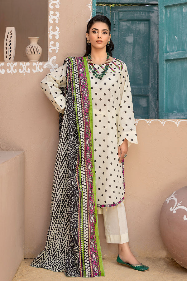 RSV-10-RASBERRY DORIA 3-PIECE PRINTED UNSTITCHED LAWN COLLECTION