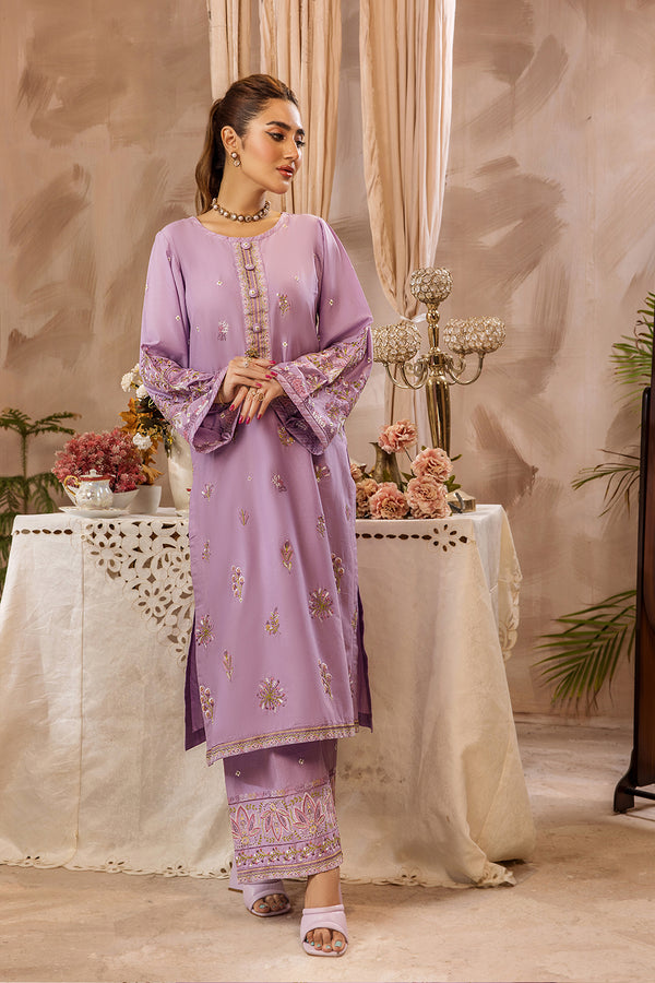 2P Embroidered Suit Lawn Pret ( Shirt / Trouser )