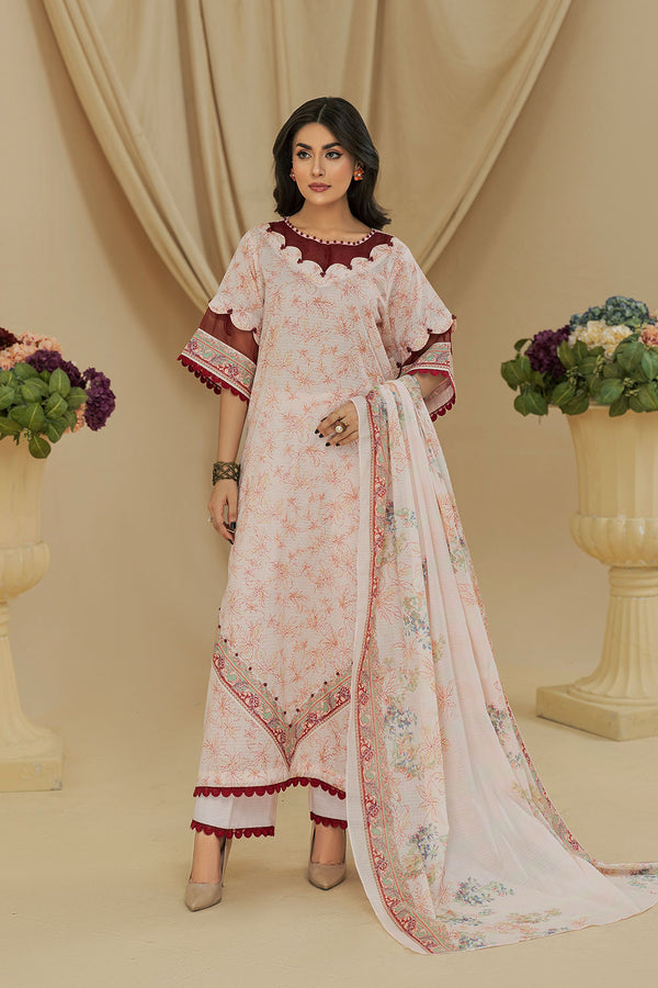 SAF-21-SAFWA SAFRON 3-PIECE FINE DIGITAL PRINTED UNSTITCHED LAWN COLLECTION VOL-02