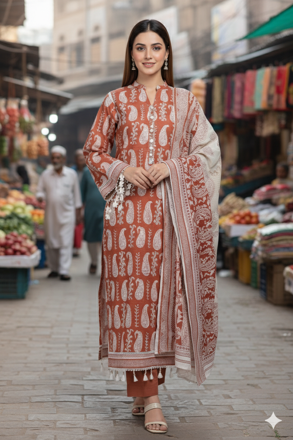 ROS08 I 3PC UNSTITCHED