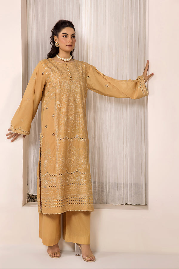 2P Embroidered Suit Masuri Pret ( Shirt / Trouser )