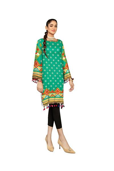 SKS-24 - SAFWA DIGITAL PRINTED KATRAI KURTI COLLECTION - SAFWA Brand