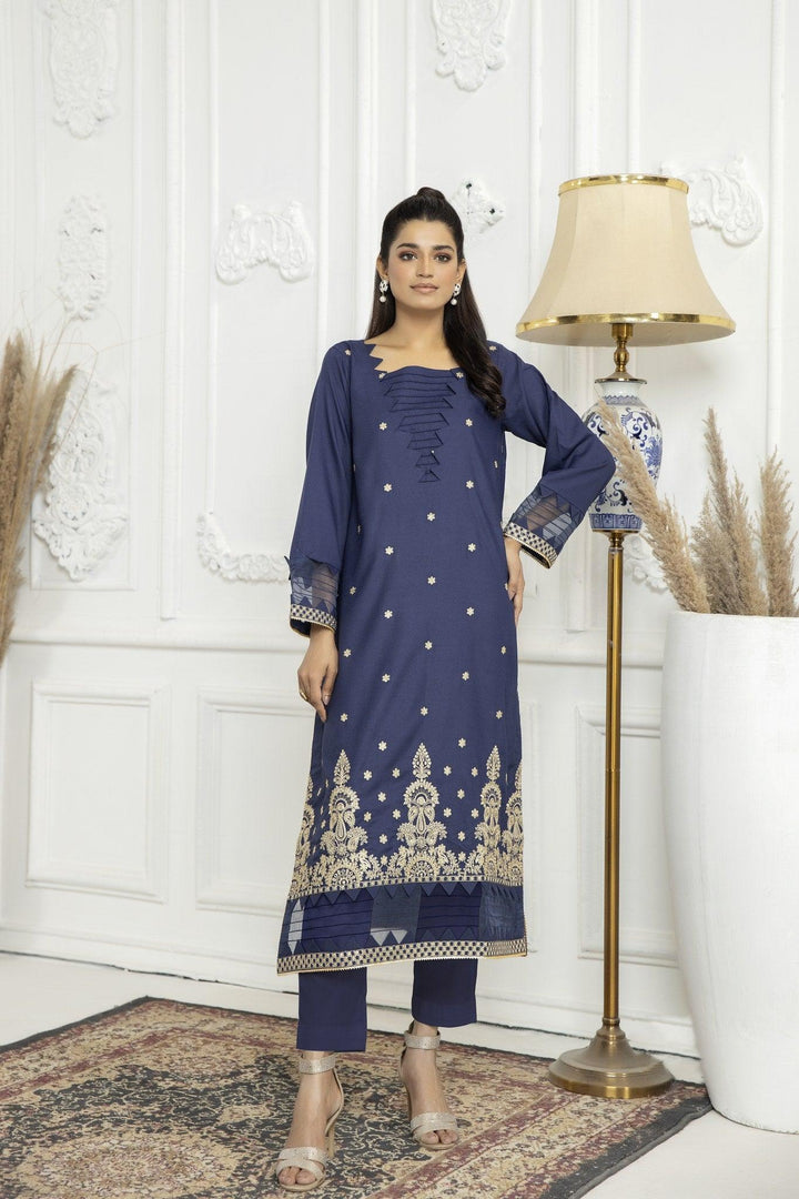 SSW-02 - SAFWA ASTER EMBROIDERED WOOL SHIRT COLLECTION VOL 01