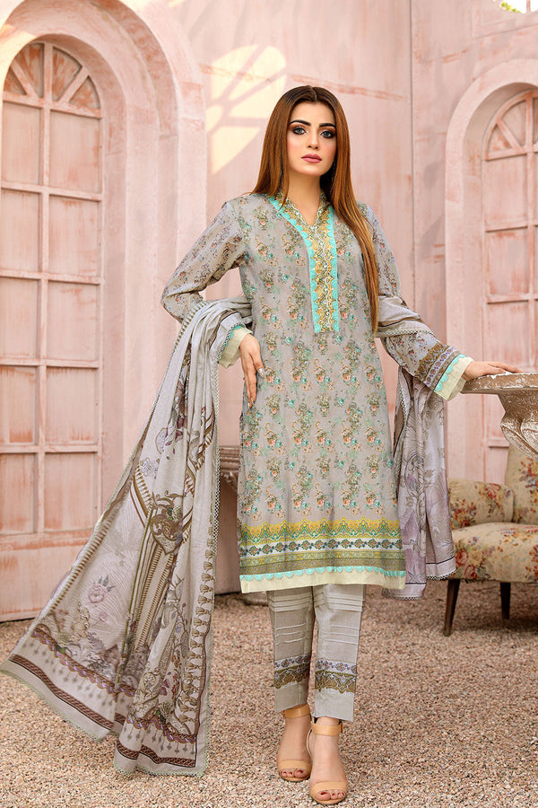 MEK-05 - SAFWA MOTHER EMBROIDERED 3-PIECE COLLECTION