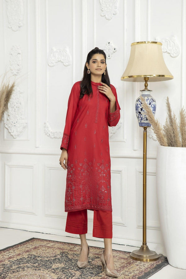 SSW-05 - SAFWA ASTER EMBROIDERED WOOL SHIRT COLLECTION VOL 01