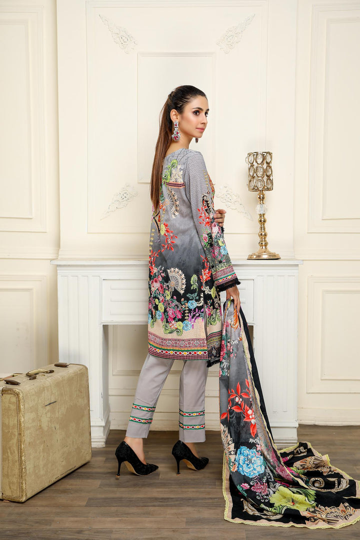 SPC-06 - SAFWA PRAHA COLLECTION 3 PIECE SUIT - Three Piece Suit-SAFWA -SAFWA Brand Pakistan online shopping for Designer Dresses | SAFWA | DRESS | DESIGN | DRESSES | PAKISTANI DRESSES