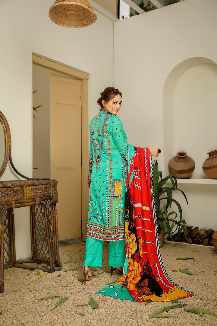 SDP-06 - SAFWA DIGITAL PRINTS 3-PIECE COLLECTION VOL 08 Digital Printed 3-Piece Dress. Dresses | Dress Design | Pakistani Dresses | Online Shopping in Pakistan