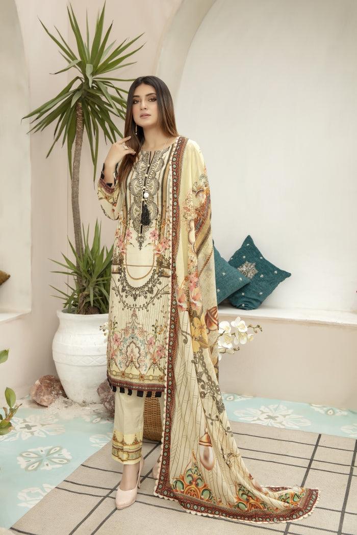 SCC-07 - SAFWA CROCUS EMBROIDERED COLLECTION VOL 01 - SAFWA Brand