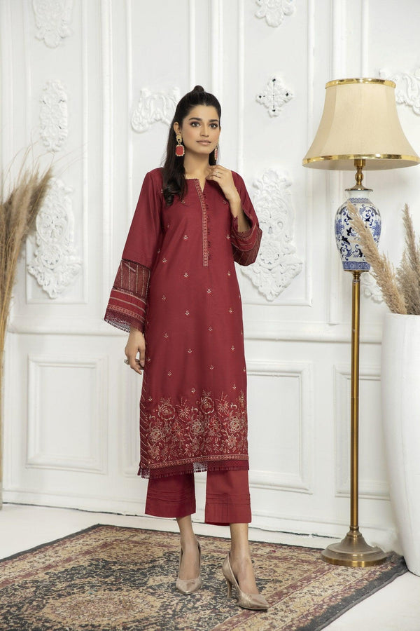SSW-06 - SAFWA ASTER EMBROIDERED WOOL SHIRT COLLECTION VOL 01