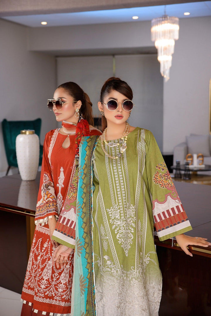 SLC-07 - SAFWA LUXURY 3-PIECE COLLECTION VOL 1 2022 Shop Online | Pakistani Dresses | Dresses |3-Piece Dress