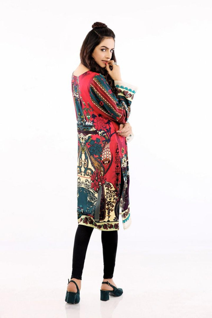 SKS-08 - SAFWA DIGITAL PRINTED KATRAI KURTI COLLECTION 2021  SAFWA | Dresses | Pakistani Dresses | Dress Design