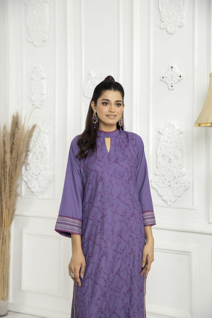 SSW-09 - SAFWA ASTER EMBROIDERED WOOL SHIRT COLLECTION VOL 01 - SAFWA Brand
