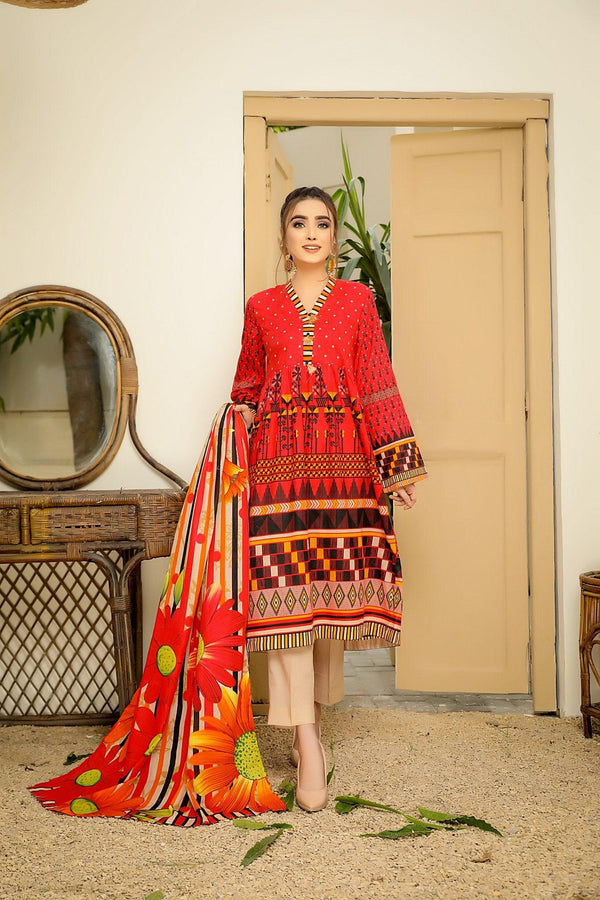 SDP-09 - SAFWA DIGITAL PRINTS 3-PIECE COLLECTION VOL 08 Digital Printed 3-Piece Dress. Dresses | Dress Design | Pakistani Dresses | Online Shopping in Pakistan