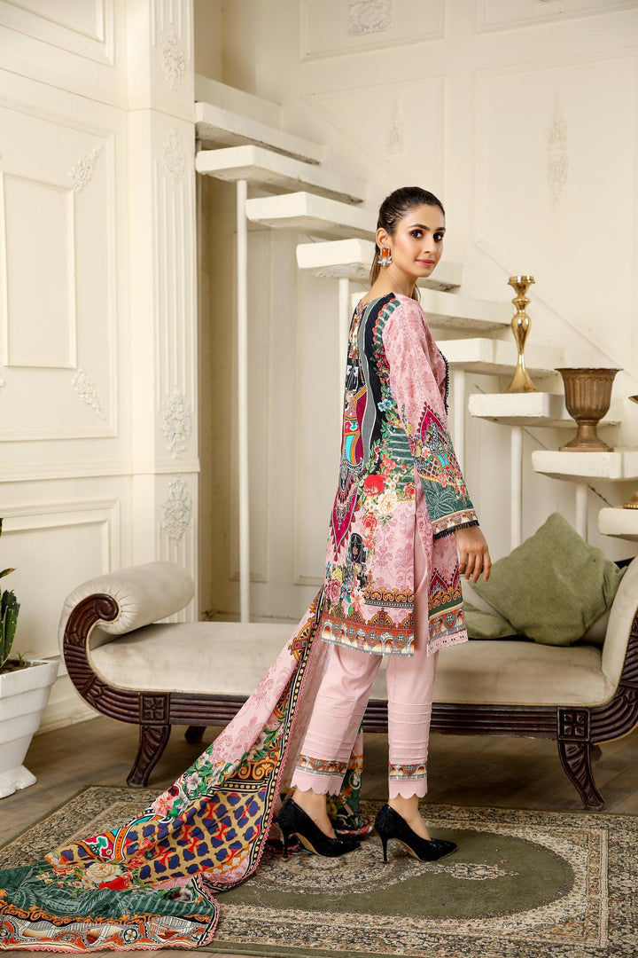 SPC-09 - SAFWA PRAHA COLLECTION 3 PIECE SUIT - Three Piece Suit-SAFWA -SAFWA Brand Pakistan online shopping for Designer Dresses | SAFWA | DRESS | DESIGN | DRESSES | PAKISTANI DRESSES
