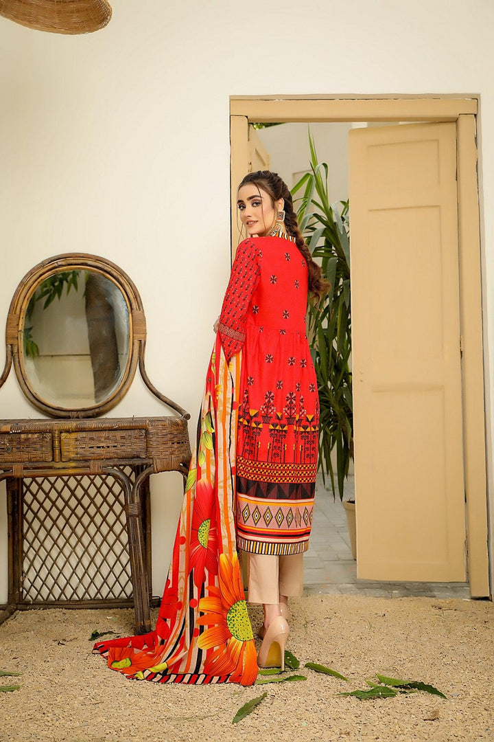 SDP-09 - SAFWA DIGITAL PRINTS 3-PIECE COLLECTION VOL 08 Digital Printed 3-Piece Dress. Dresses | Dress Design | Pakistani Dresses | Online Shopping in Pakistan
