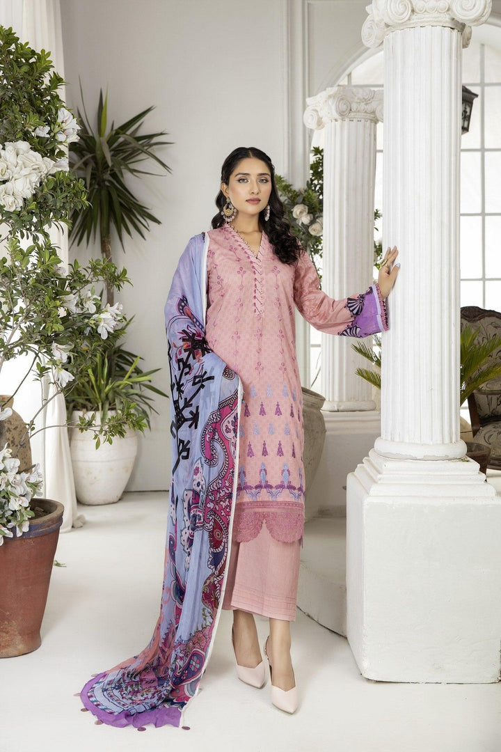 SCE-10 - SAFWA CLASSIC 3-PIECE EMBROIDERED COLLECTION Dresses | Dress Design | Shirts |  Kurti