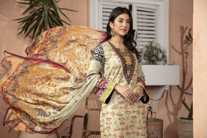 SBT-11 - SAFWA BOTANIC EMBROIDERED 3-PIECE COLLECTION VOL 02 Dresses | Dress Design | Pakistani Dresses | Online Shopping in Pakistan 2022