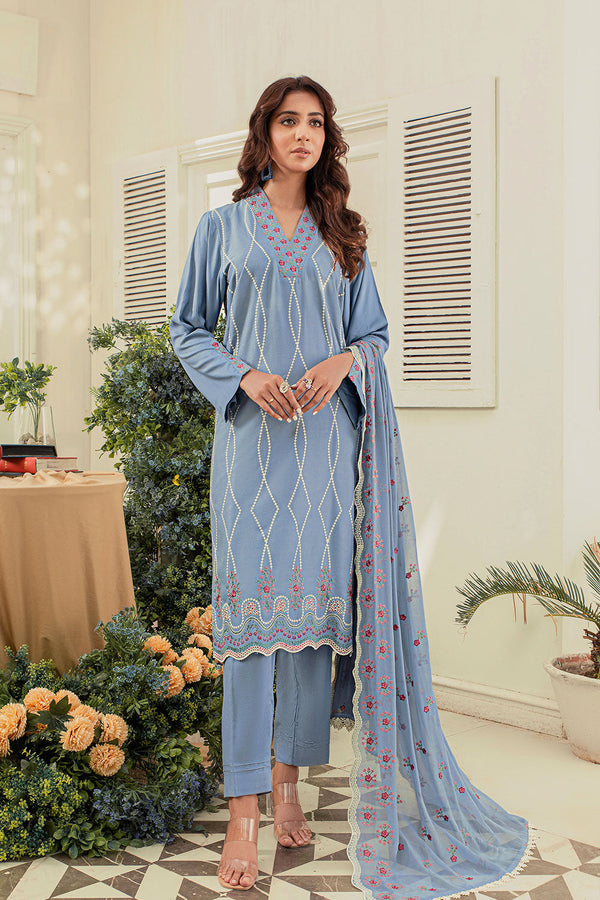 GVS-04 - SAFWA GLAM EMBROIDERED 3-PIECE COLLECTION VOL 01