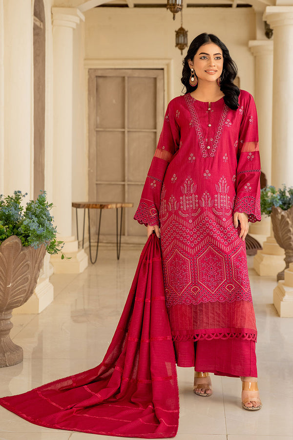 ASC-03 - SAFWA ASHLEY EMBROIDERED 3-PIECE COLLECTION VOL 01