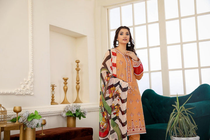SEC-13 - SAFWA ETSY 3-PIECE EMBROIDERED COLLECTION  2022 Dresses | Dress Design | Shirts |  Kurti