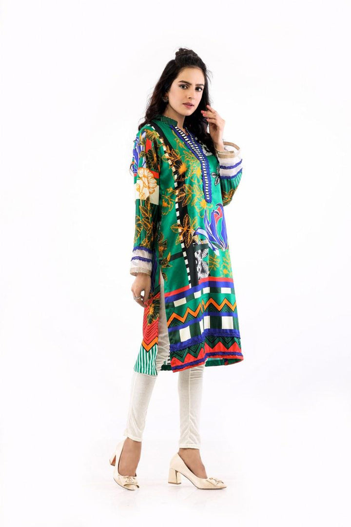 SKS-13 - SAFWA DIGITAL PRINTED KATRAI KURTI COLLECTION 2021  SAFWA | Dresses | Pakistani Dresses | Dress Design