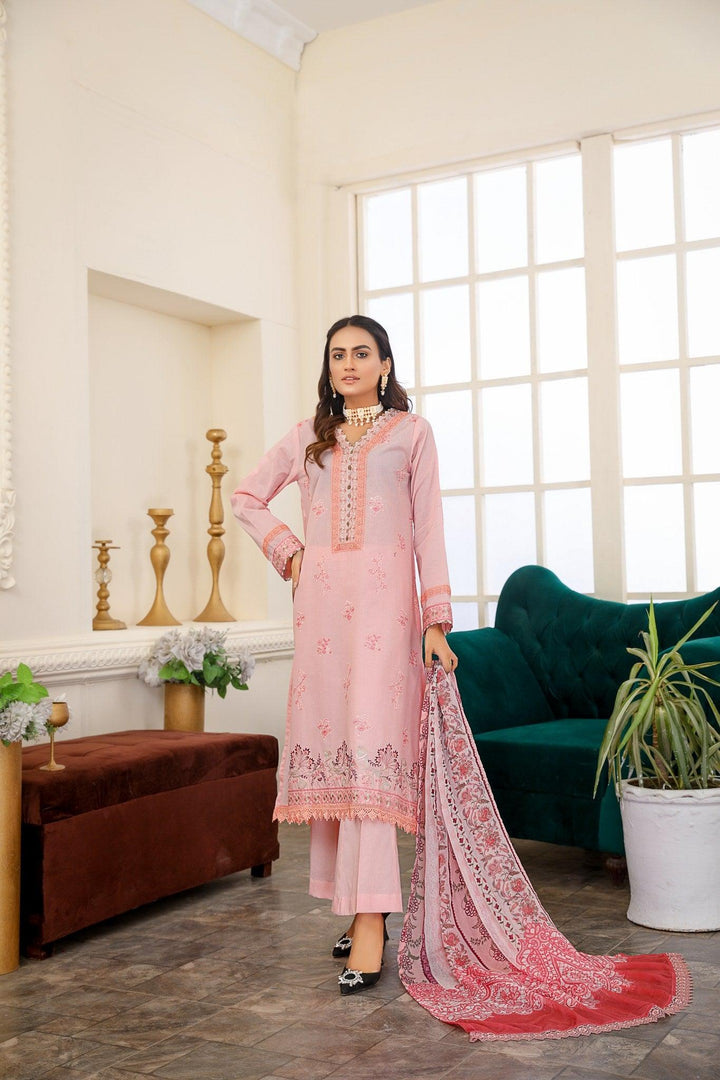 SEC-14 - SAFWA ETSY 3-PIECE EMBROIDERED COLLECTION  2022 Dresses | Dress Design | Shirts |  Kurti
