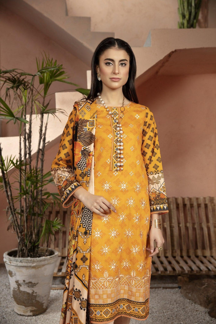 SBT-14 - SAFWA BOTANIC EMBROIDERED 3-PIECE COLLECTION VOL 02 Dresses | Dress Design | Pakistani Dresses | Online Shopping in Pakistan 2022