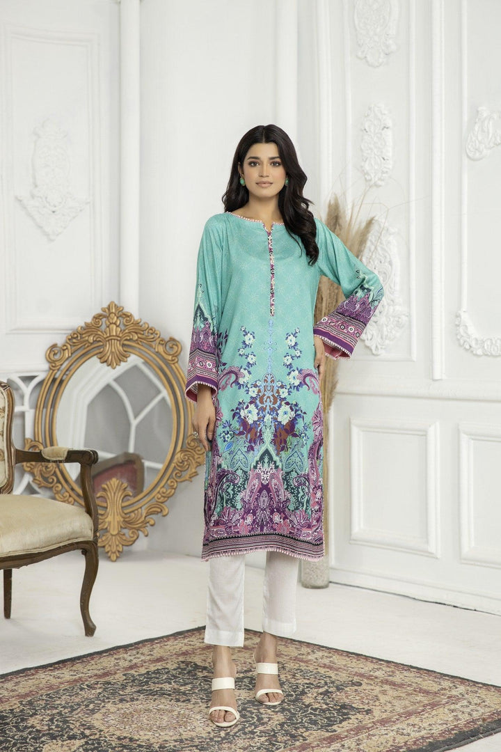 SVK-16 - SAFWA DIGITAL VISCOSE KURTI COLLECTION VOL 02 Online Shopping for Pakistani | Dresses & Clothes | Dress Design | Dress