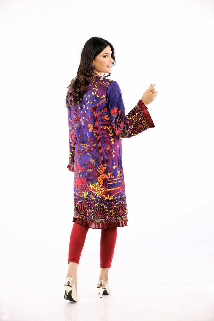 SKS-16 - SAFWA DIGITAL PRINTED KATRAI KURTI COLLECTION 2021  SAFWA | Dresses | Pakistani Dresses | Dress Design