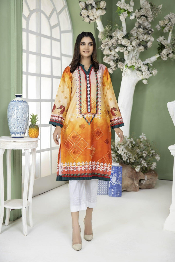 SCS-16- SAFWA COTTON SATIN SHIRT COLLECTION Dresses | Dress Design | Pakistani Dresses