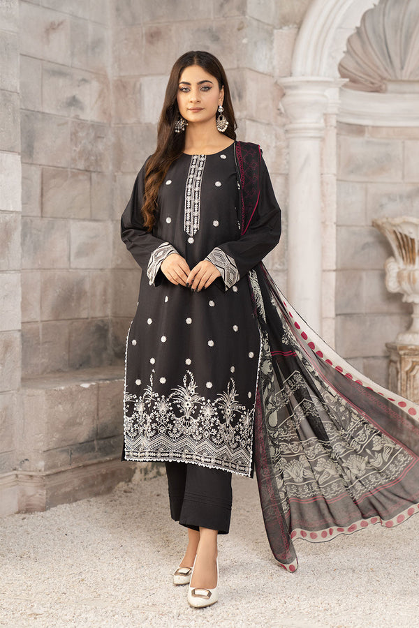 CCS-04 - SAFWA CRYSTAL CAMBRIC 3-PIECE EMBROIDERED COLLECTION VOL 01