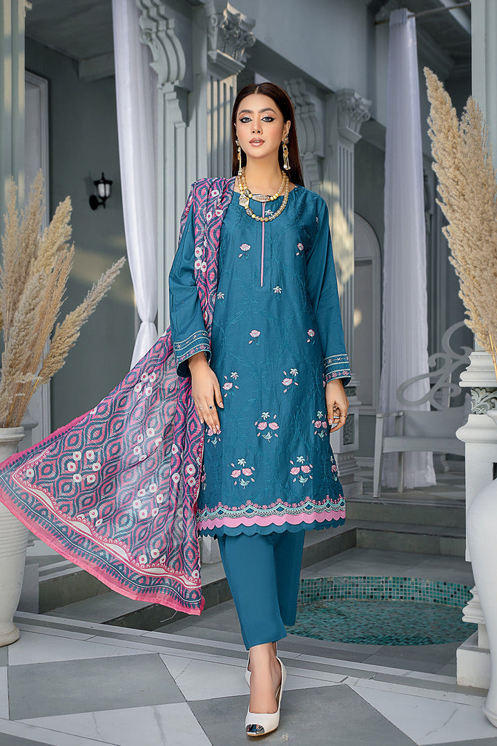 SEC-39 - SAFWA ETSY 3-PIECE EMBROIDERED COLLECTION VOL 03
